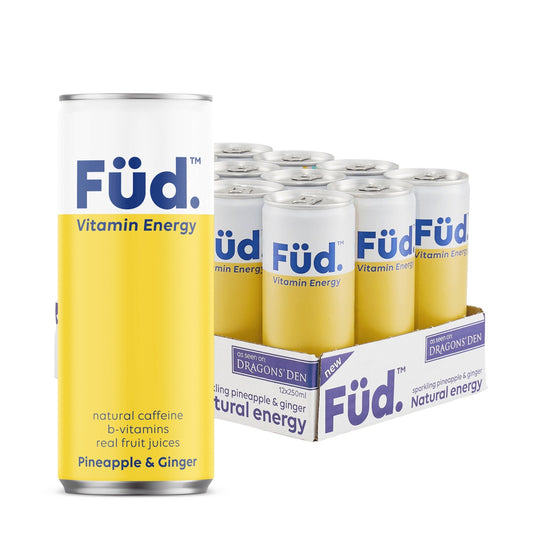 Fud Vitamin Enegy Drink - Pineapple & Ginger (250ml x 12)