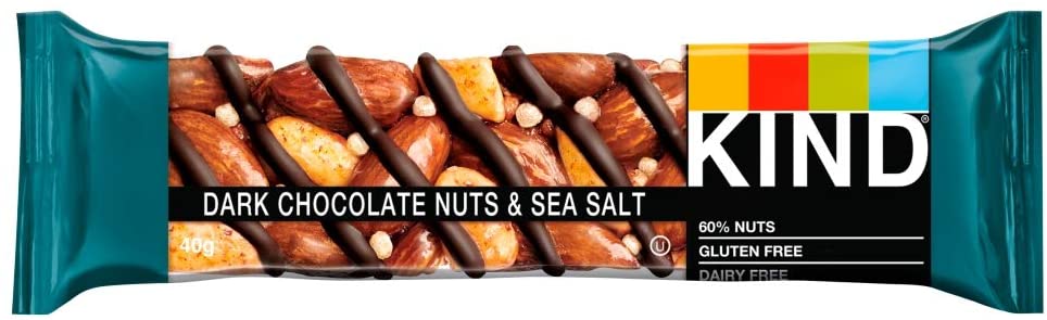 Kind Bars Dark Chocolate Nuts & Sea Salt Bar 40g (Pack of 12)