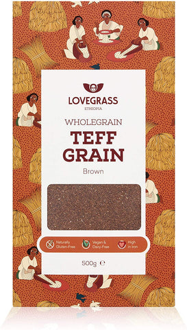 Lovegrass Ethiop Brown Teff Grain 500g