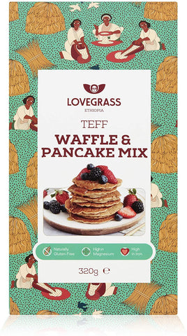 Lovegrass Ethiop Teff Pancake & Waffle Mix 320g