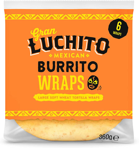 Gran Luchito Burrito Wraps 360g