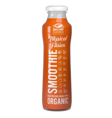 Secret gardens Organic Tropical Fusion Smoothie 330ml (Pack of 12)