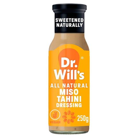 Dr Wills Miso Tahini Dressing & Dip sauce 250g (Pack of 6)