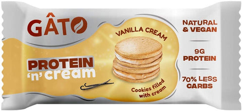 Gato Protein & Cream - Vanilla Choc Chip 50g (Pack of 18)