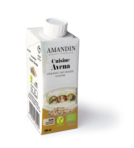 Amandin Organic Oat Based Cuisine Cooking Sauce 200ml