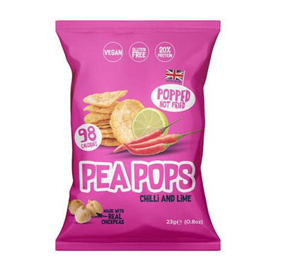 Pea Pops Pea Pops - Chilli & Lime 80g (Pack of 12)