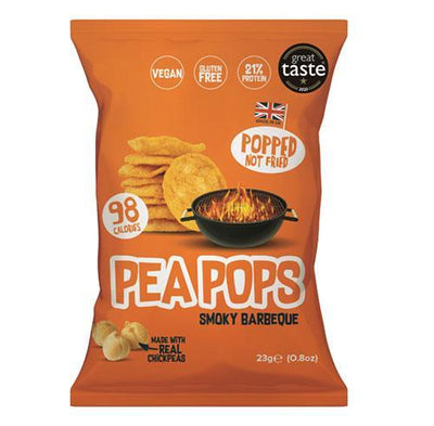 Pea Pops Pea Pops - Smoky BBQ 80g (Pack of 12)