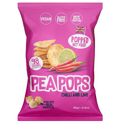Pea Pops Pea Pops - Chilli & Lime 23g (Pack of 18)