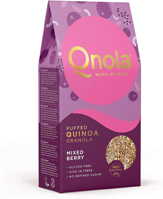 Qnola Mixed Berry Granola 250g