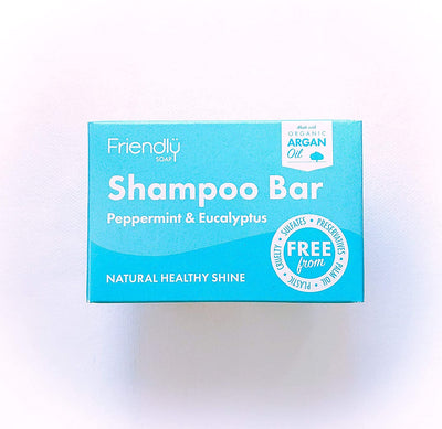 Friendly Soap Shampoo Bar - Peppermint & Eucalyptus
