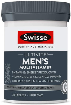 Swisse Ultivite Mens Multivitamin 30 Tablets