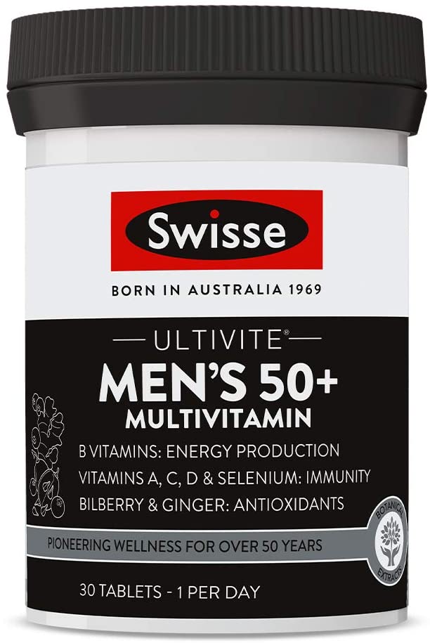 Swisse Ultivite Mens 50+ Multivitamin 30 Tablets