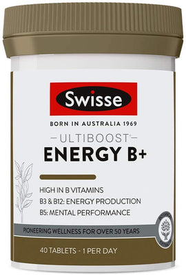 Swisse Ultiboost Energy B+ 40 Tablets