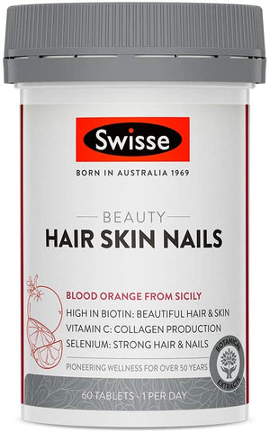 Swisse Beauty Hair Skin Nails 60 Tablets