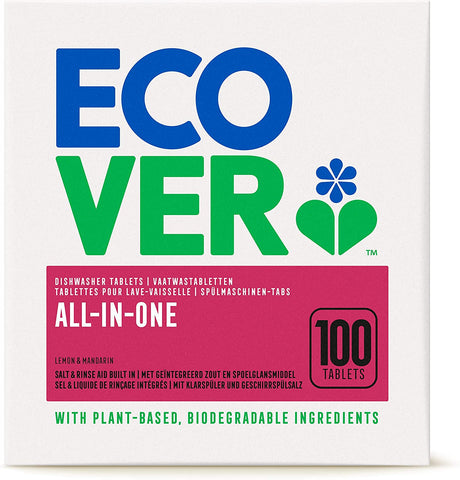 Ecover Dishwasher Tablets - All In One 100s