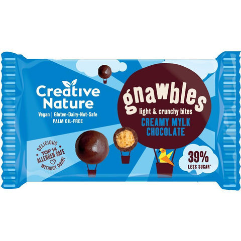 Creative Nature Creamy Mylk Chocolate Gnawbles 75g (Pack of 6)