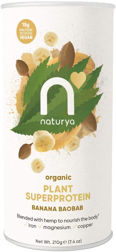 Naturya Organic Plant Superprotein - Banana Baobab 210g