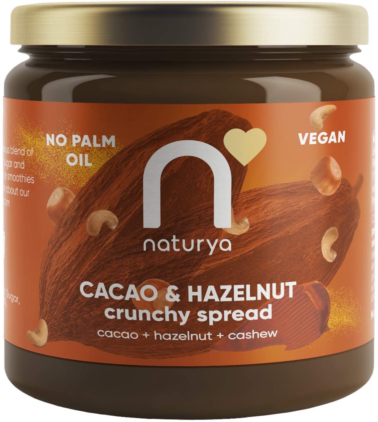 Naturya Cacao & Hazelnut Crunchy Spread 170g