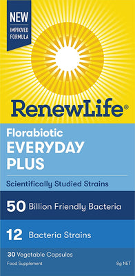 Renew Life  Florabiotic Everyday Plus 50 Billion 30 Caps