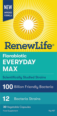 Renew Life  Florabiotic Everyday Max 100 Billion 30 Caps