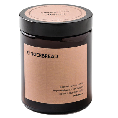 Mulieres Natural Candle - Gingerbread 180ml