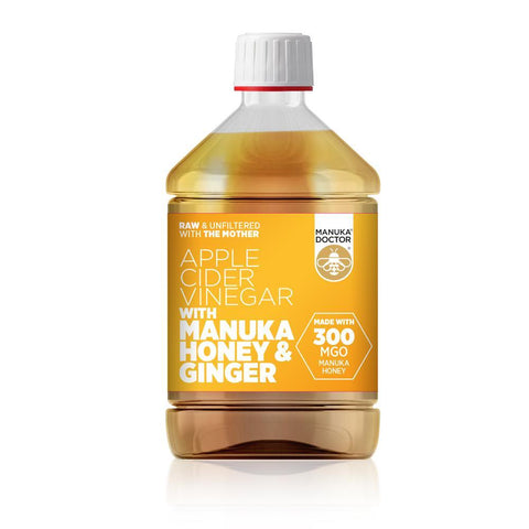 Manuka Doctor Apple Cider Vinegar with Manuka & Ginger 500ml