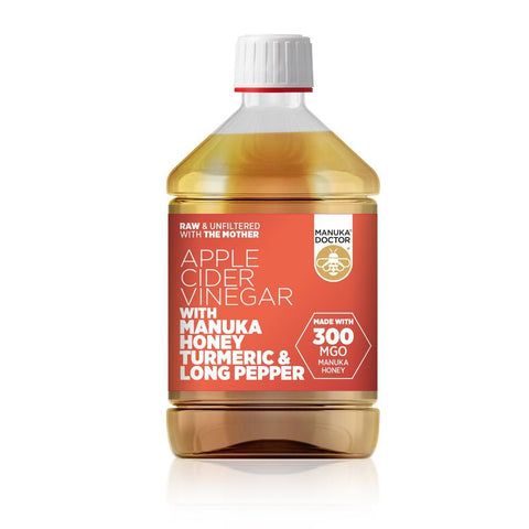 Manuka Doctor Apple Cider Vinegar with Manuka Turmeric & Long Pepper 500ml