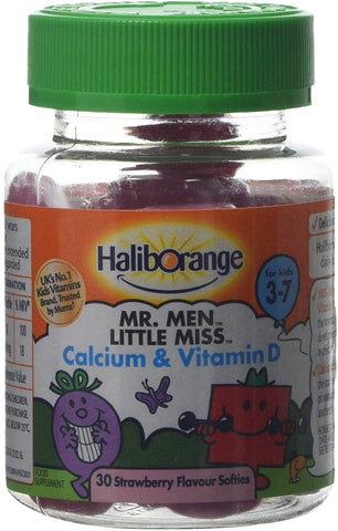 Haliborange Calcium & Vit D Mr Strong Strawberry Softies 30s