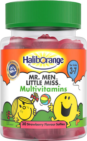 Haliborange Multivitamin Mr Happy Strawberry Softies 30s