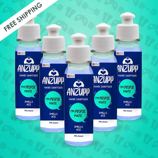 Anzupp I'm Proper Mate Blue Hand Sanitiser 100ml