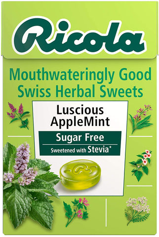 Ricola Box - Apple Mint Sugar Free 45g (Pack of 20)