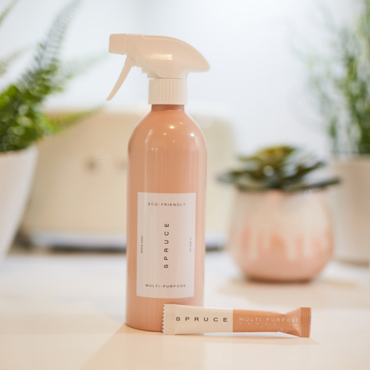 Spruce Multipurpose Kit - 500ml Bottle & Geranium Refil Single
