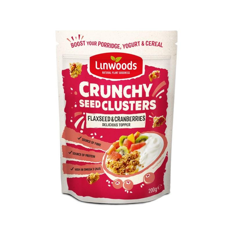 Linwoods Crunchy Seed Clusters Flaxseed & Cranberry 200g