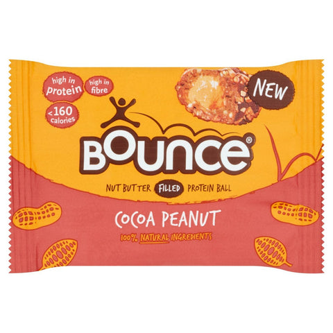 Bounce Filled Vegan Peanut Butter Cacao Protein Ball 35g (Pack of 20)
