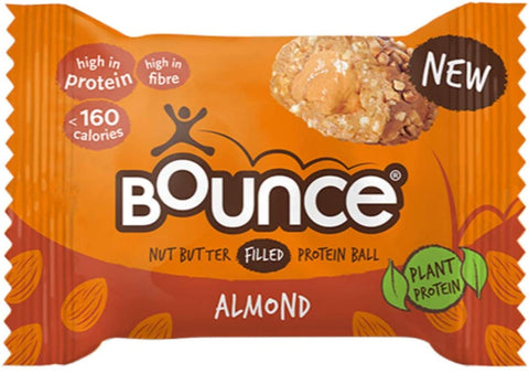 Bounce Filled Vegan Almond Butter Protein Ball 35g (Pack of 12)