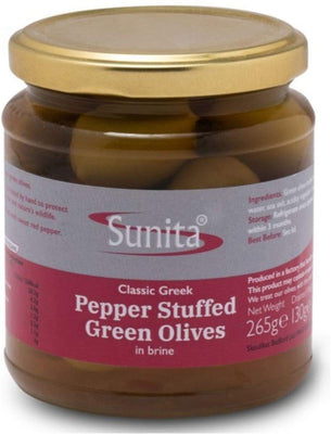 Sunita Olives Pepper Stuffed 265g