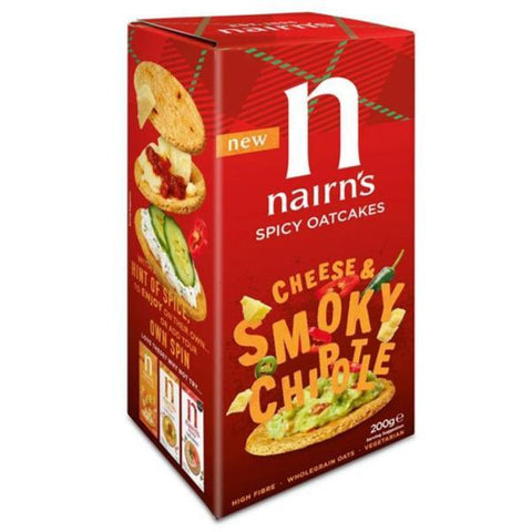 Nairns Cheese & Smoky Chipotle Oatcakes 200g