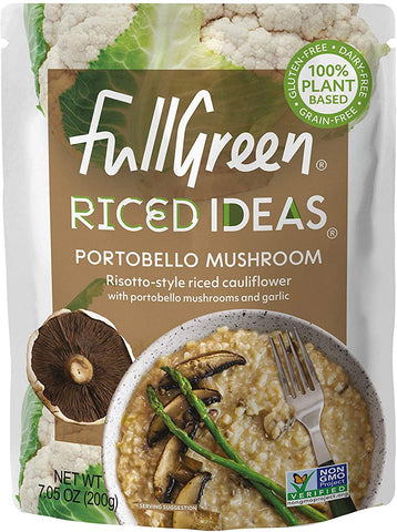 Fullgreen Riced Ideas Portobello Mushroom 200g (Pack of 6)