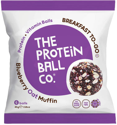 Protein Ball Co Blueberry Oat Muffin + Vitamin Balls 45g (Pack of 10)