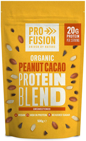 Profusion,Organic Peanut Cacao Protein Blend - Vegan 500g