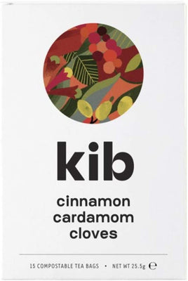 Kib Tea Cinnamon Cardamom & Clove Tea 15 Bags (Pack of 4)
