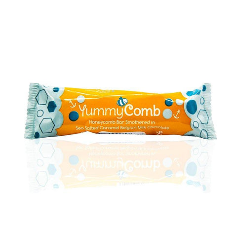 YummyComb Milk Sea Salted Caramel Honeycomb Bar (35g x 12)