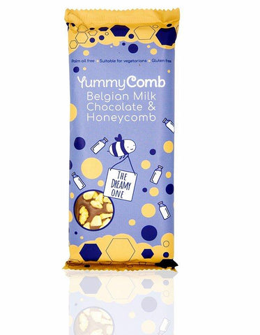 YummyComb Milk Chocolate & Honeycomb Slab (100g x 12)
