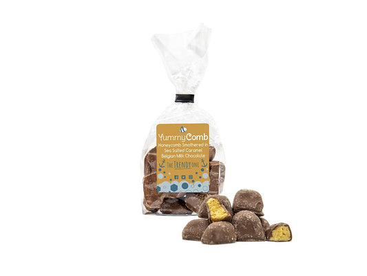 YummyComb Salted Caramel Milk Chocolate Grab bag (80g x 12)