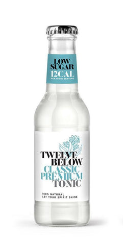 12 below Classic Premium Low Sugar Tonic Water (200ml x 24)