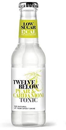 12 below Pear & Cardamom Low Sugar Tonic Water (200ml x 24)