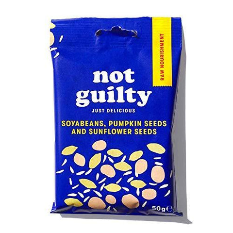 Not Guilty Soy Bean Snack Mix 50g (Pack of 10)