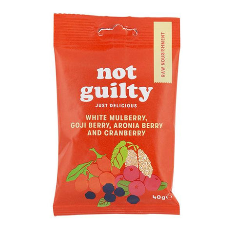 Not Guilty Super Berry Snack Mix 40g (Pack of 10)