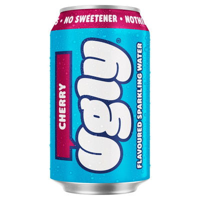 Ugly Drinks Cherry Sparkling Water 330ml (Pack of 24)