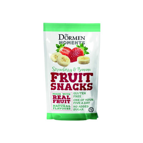 Dormens Strawberry & Banana Fruit Snack 40g (Pack of 18)